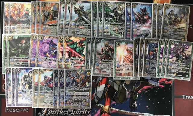 バトスピ 仮面ライダー鎧武デッキ スリーブ&おまけ付き - バトルスピリッツ